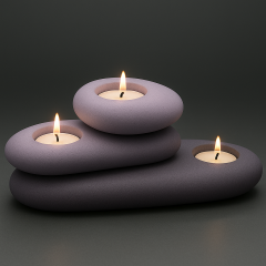 Zen Tealight Mumluk Seti