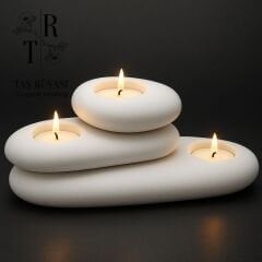Zen Tealight Mumluk Seti