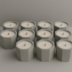 Organizasyon Tealight Mum (Kokusuz)