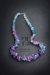 Florit Kırık Taş Kolye ( Yüksek Kalite)