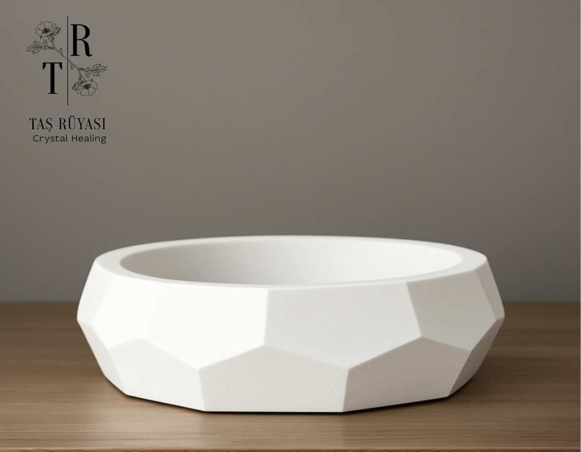 Aranjman Geometril Beton Saksı – Dayanıklı, Modern ve Şık Tasarım