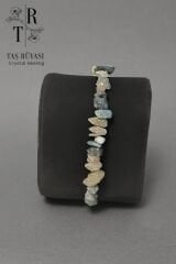 Hint Akik Kırık Taş Örme Bileklik