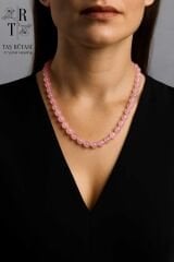 Pembe Kuvars Kolye 6 mm | Sevgi ve Empati