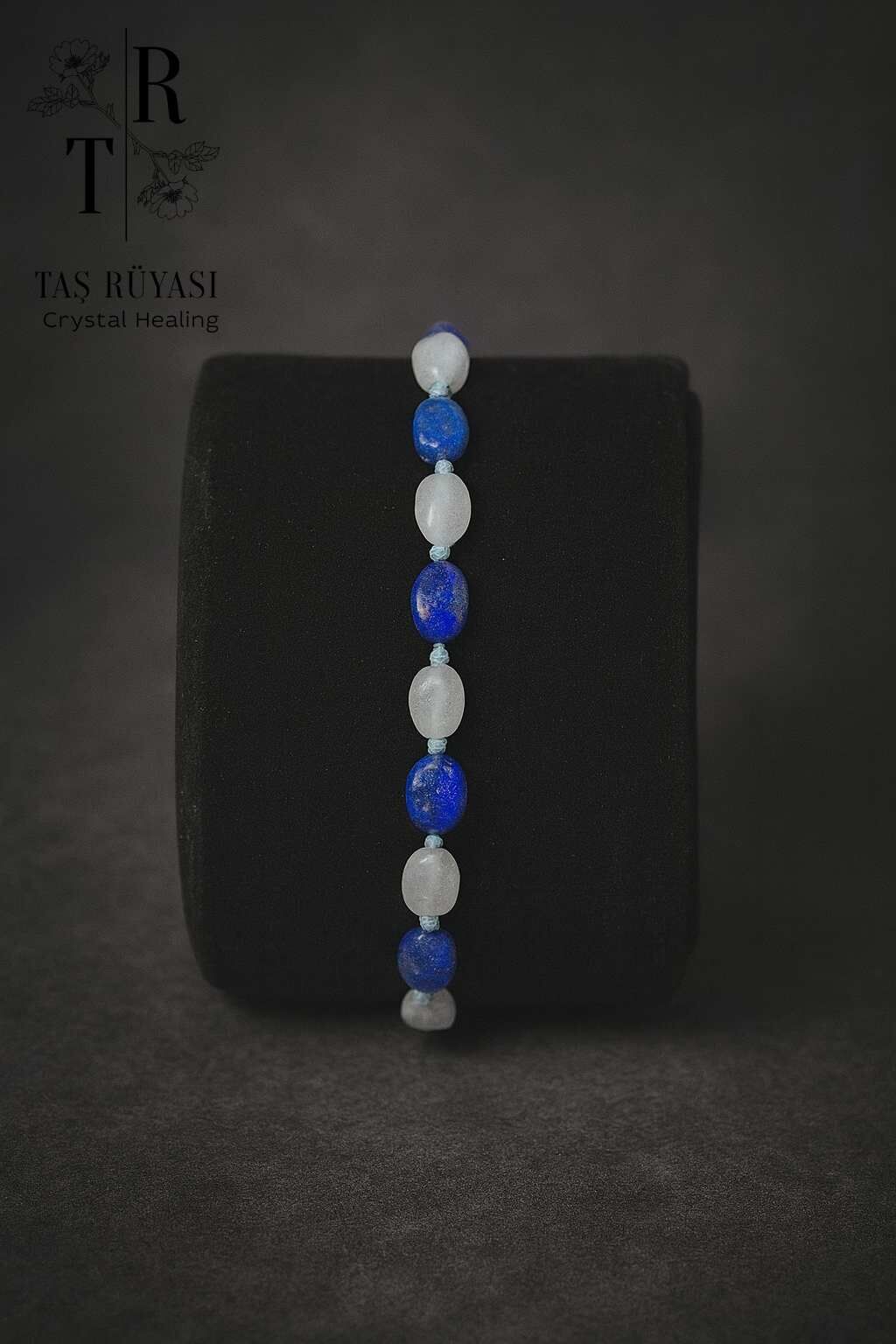 Kalsedon Apatit Örme Bileklik