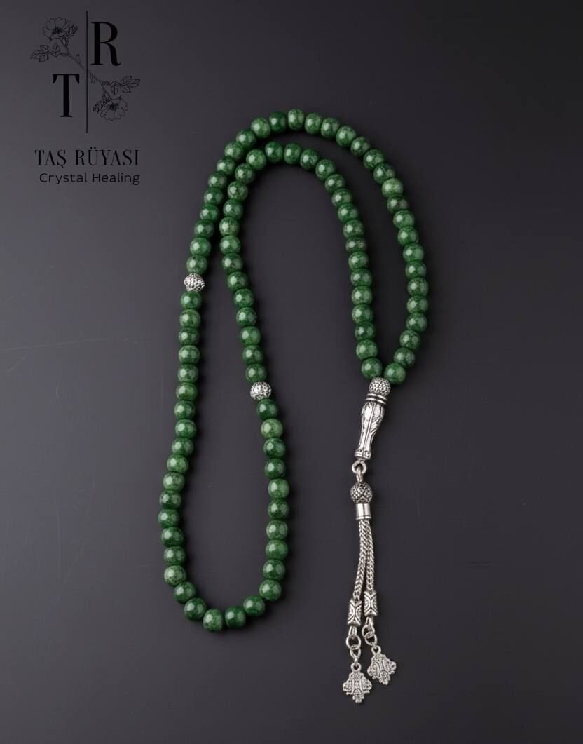 Kanada Yeşim Taşı 99'luk Dua Tesbihi