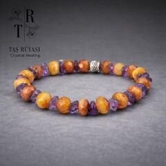 Kaplangözü • Ametist Doğaltaş Bileklik