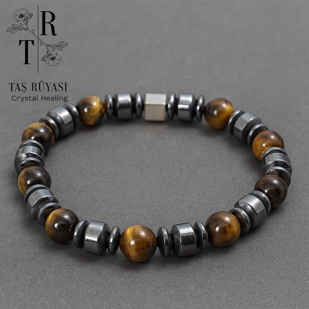 Kaplangözü Hematit Bileklik 8 Mm