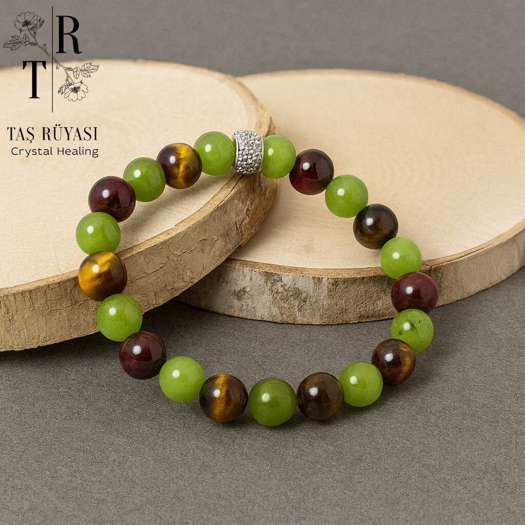 Kaplangözü Kanada Yeşim Taşı Bileklik 8 Mm