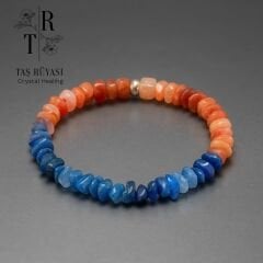 Kiyanit Yemen Akik Kırık Taş Bileklik