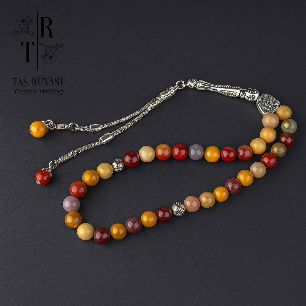 Mokait Jasper 33'lük Tesbih 8 mm