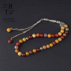 Mokait Jasper 33'lük Tesbih 8 mm