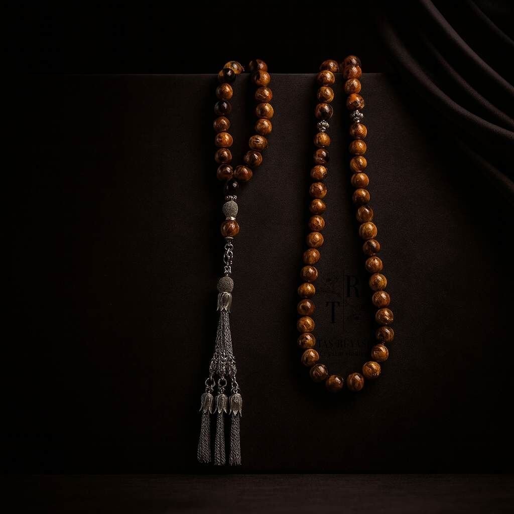 Kaplangözü 99’luk Dua & Zikir Tesbihi 6 mm | Koruma, Odaklanma ve İçsel Güç