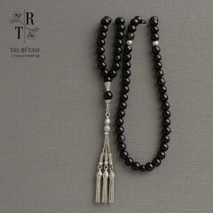 Siyah Akik 99’luk Dua Tesbihi 6 mm | Korunma, Sabitlik ve İçsel Güç