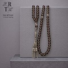 Dumanlı Kuvars 99’luk Dua Tesbihi 6 mm | Arınma, Sakinlik ve Negatif Enerjiyi Dönüştürme