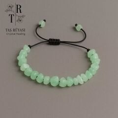 Kırık Aventurin Örme Bileklik