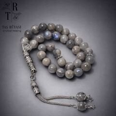 33’lü Labradorit Tesbih – Doğal Taş Enerji Tesbihi