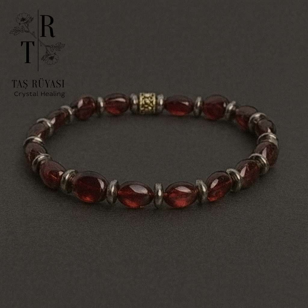 Lal Taşı Hematit Bileklik