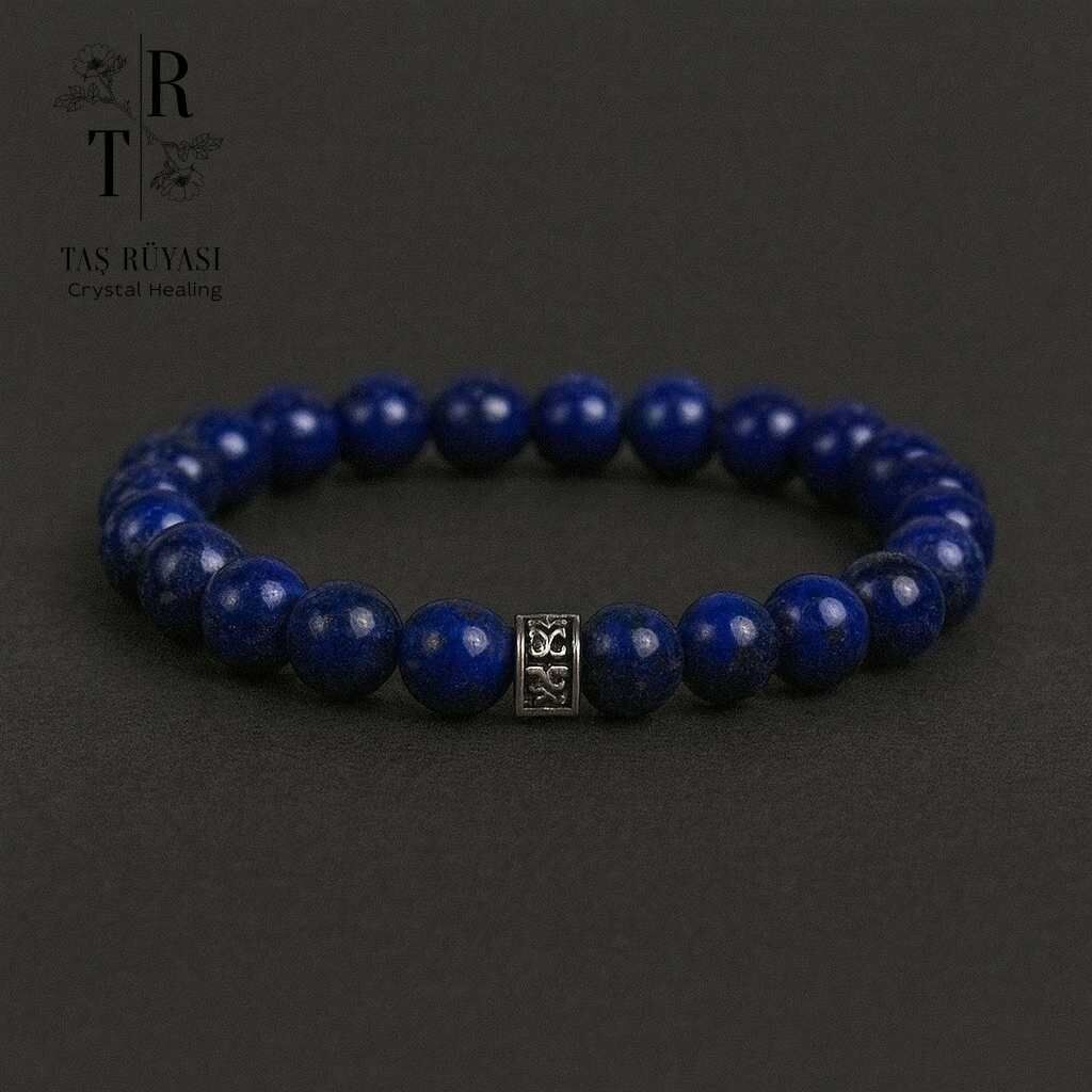 Lapis Lazuli Doğal Taş Bileklik 8 Mm