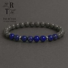 Lapis Lazuli Labradorit Bileklik 8 Mm
