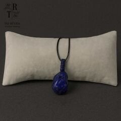 Lapis Lazuli Örme Kolye Ucu