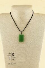 Aventurin Dikdörtgen Kolye Ucu