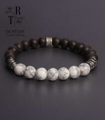 Mat Obsidyen Havlit Bileklik | Dinginlik, Huzur