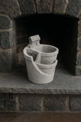 Otantik Beton Sukulent Teraryum Saksı