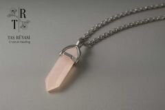 Pembe Kuvars Pandül Kolye | Kalbin Işığı | Sevgi, Şefkat ve Kalp Enerjisi