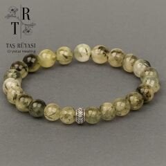 Prehnit Taşı Doğal Taş Bileklik | Ruhun Huzuru | Farkındalık, Huzur ve Kalp Dengesi