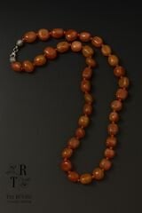 Amorf Karnelyon Akik Doğaltaş Kolye | Cesaret, Yaşam Enerjisi, Özgüven ve Duygusal Güç