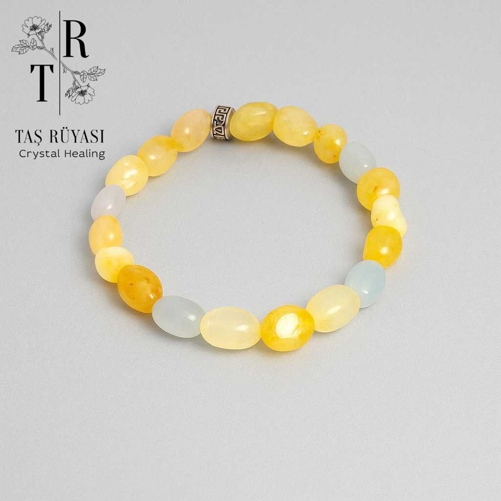 Sitrin Akuamarin Bileklik