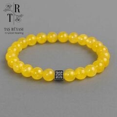 Sitrin Doğal Taş Bileklik | Bolluk Bereket Neşe