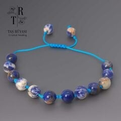 Sodalit Örme Bileklik 8 Mm