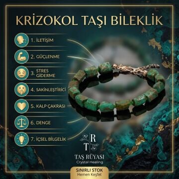 Krizokol Taşı Bileklik | İletişim ve Huzur