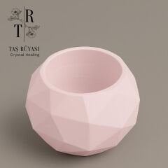 Beton Saksı | 5,5 cm Yetiştirme Saksısı Uyumlu | Farklı Renk Seçenekleri