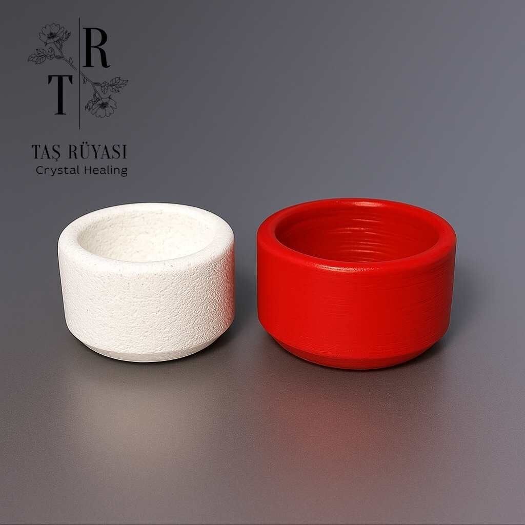 Tealight Beton Mumluk 2'li Set