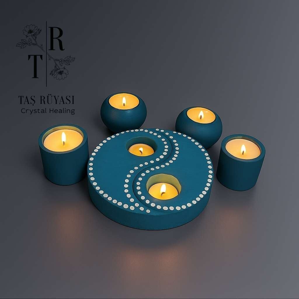 Tealight Mumluk Set 5'li
