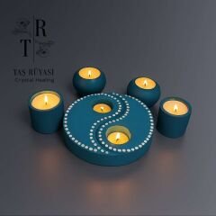 Tealight Mumluk Set 5'li