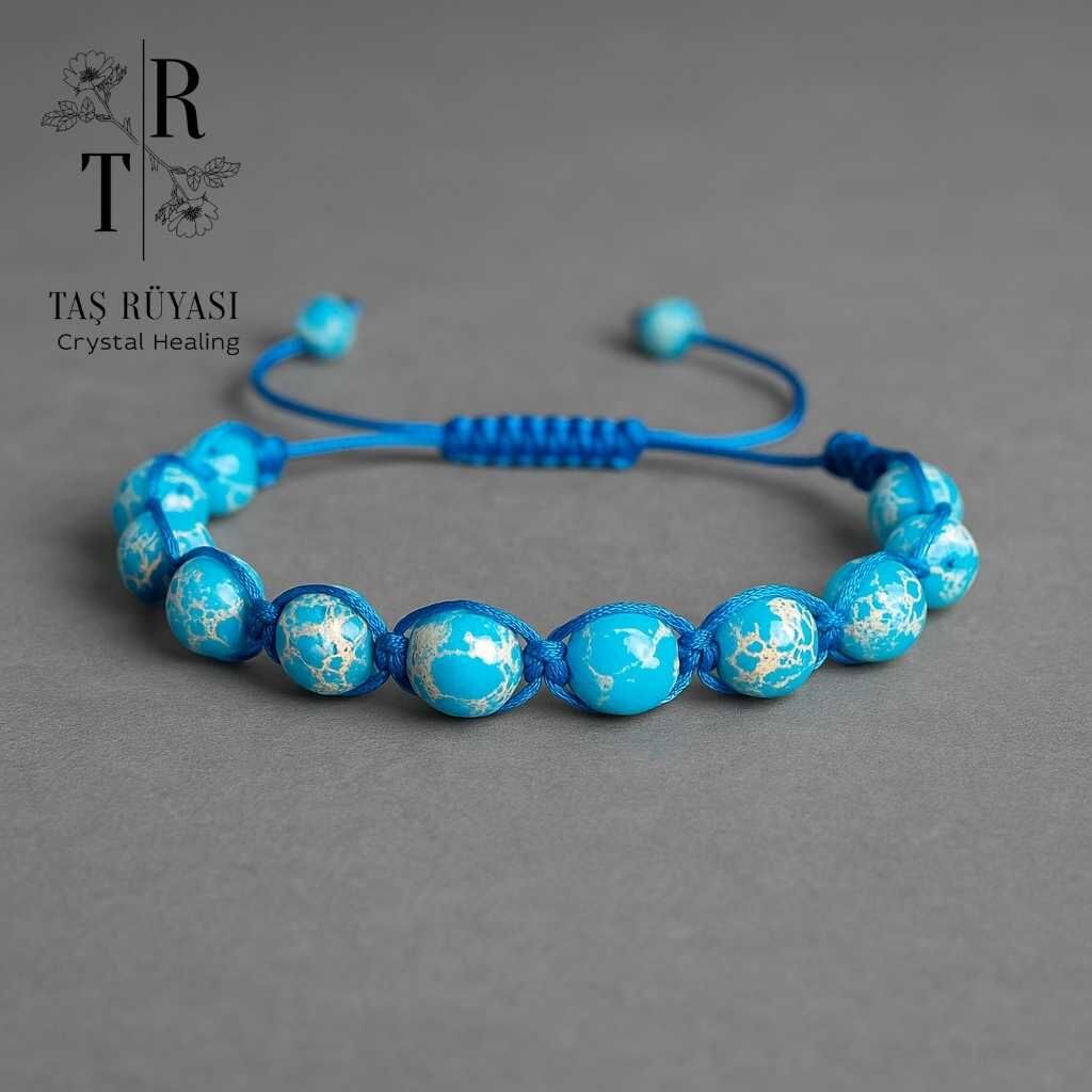 Mavi Varisit Örme Bileklik – Zihinsel Sükûnetin ve Ruhsal Ferahlık
