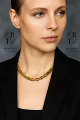 Yeşil Lal Taşı Kolye