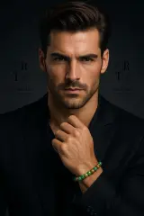 Yeşil Varisit Taşı Bileklik – Huzur, Empati ve Ruhsal Denge