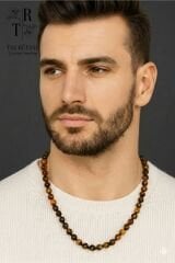 Kaplangözü 6 mm Doğaltaş Kolye | Güç ve Koruma Enerjisi