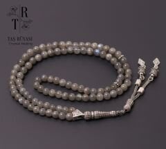 Labradorit 6 mm 99’luk Dua Tesbihi | Doğal Taş Zikir Tesbihi & Ruhsal Koruma