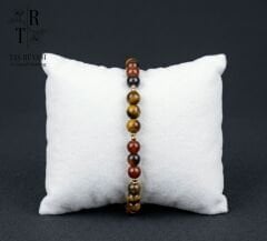 Kaplangözü Kırmızı Akik Örme Bileklik