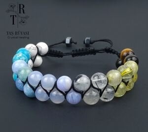 İkizler Burcu Doğal Taş Bileklik
