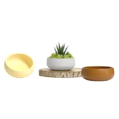 Yuvarlak  Aranjman Beton Saksı