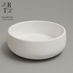 Yuvarlak Büyük Boy Aranjman Saksı | 21.5 cm | Modern & Çok Amaçlı Tasarım