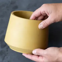 Modern Beton Saksı – Büyük Boy | Minimal & Dayanıklı Tasarım