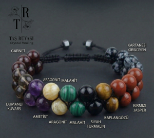 Oğlak Burcu Doğaltaş Bilekliği