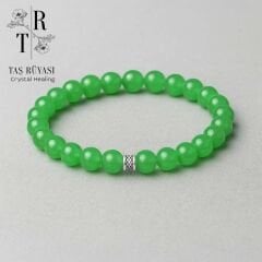 Aventurin Doğal Taş Bileklik 8 Mm | Şans, Huzur ve Kalp Denge Taşı